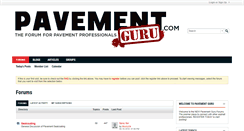 Desktop Screenshot of pavementguru.com